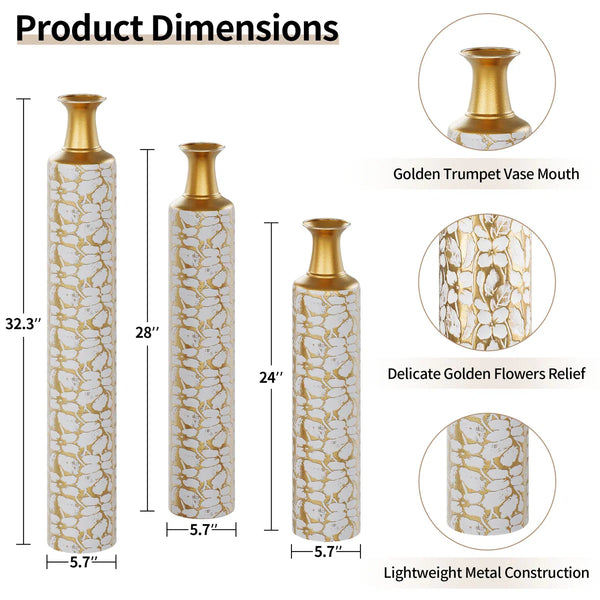 Maison Solenne Gold Vase