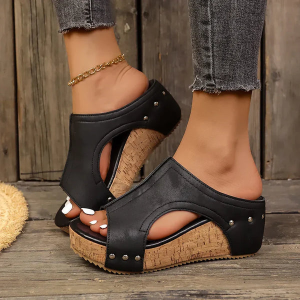 Luna Stud Wedges